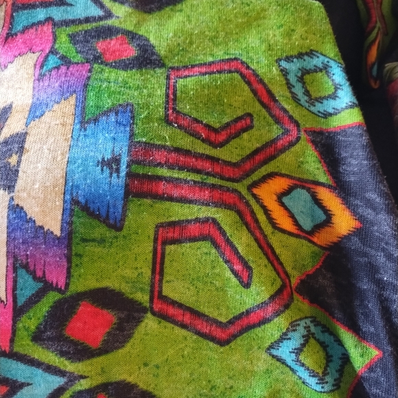 Amma Tunic Top Knit Boho Aztec Southwestern Comfy - Picture 11 of 16